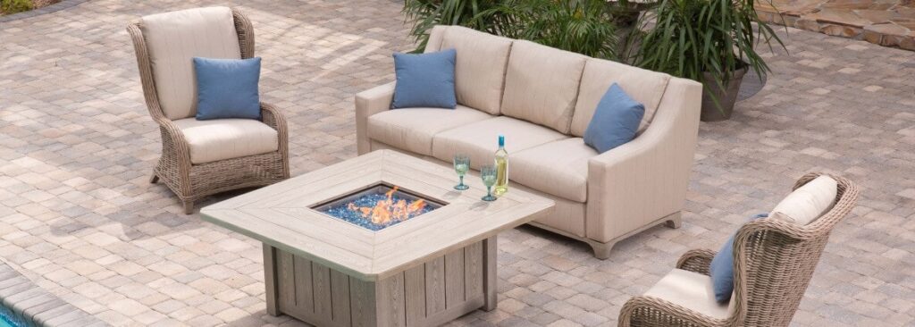 Outdoor Furniture and Grill